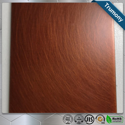 Colorful Custom Pure Copper Composite Panel Sheet For Decoration High Strength