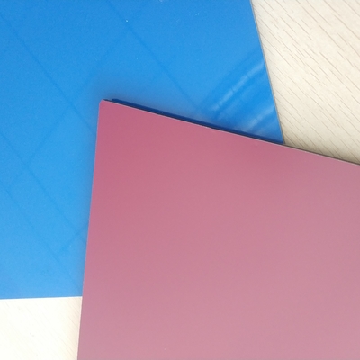 Thickness 1.8mm Aluminum Composite Panel Blue Coating Malls Hotel Decoration