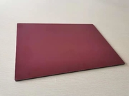 4mm Thick Aluminum Composite Panel Red Coating Commercial Building Decoration