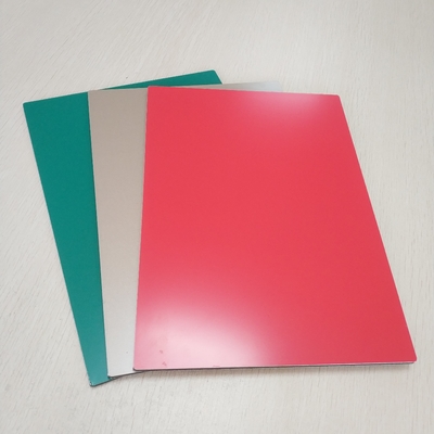 Fire Resistance Aluminium Composite Panel , Alu Composite Panel High Gloss Spectra Wood