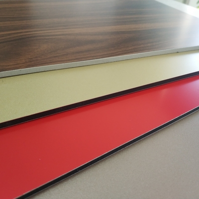 4mm ACP 3D Wood Grain Aluminum Composite Panel PE Coated Fluorocarbon Coatings