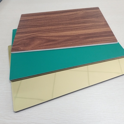 Bended Wood Grain Aluminum Composite Panel For Exterior Building Roof