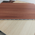 Wood Grain Aluminum Core Panel Light Weight Fireproof Length 2400mm Customzied