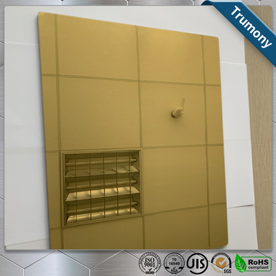 High Strength Copper Composite Panel Brushed Mirror Bacteriostatic Decoration