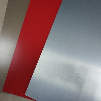 Stainless Steel Wall Cladding Moisture Proof Brush Texture Composite Panel