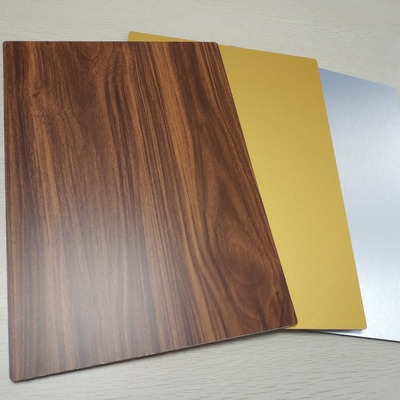 Wood Color Building Decoration Material Aluminum Composite Board