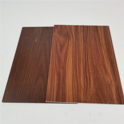 Lightweight wooden aluminum alloy composite plate