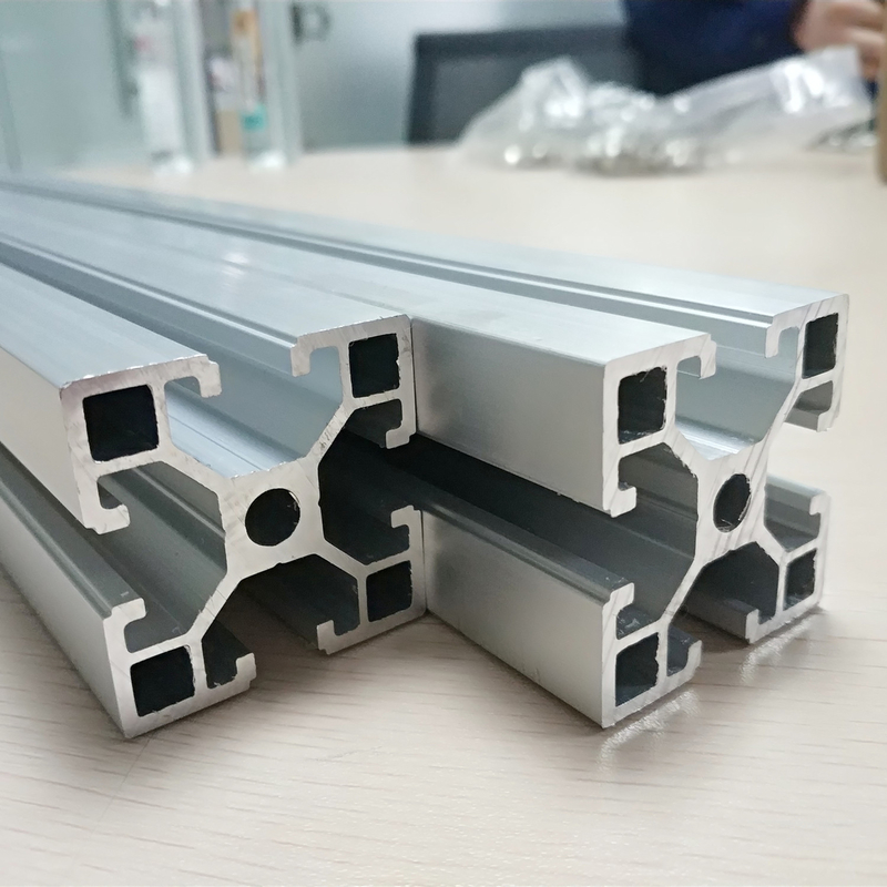 Cold Drawn Aluminum Spare Parts Anodize T Slot Extruded Frame Profile Durable