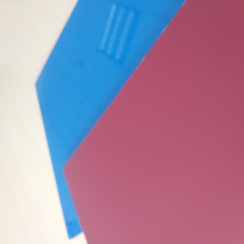 Surface Protection Aluminium Panel Sheet , Aluminum ACP Sheet Red Blue Coating