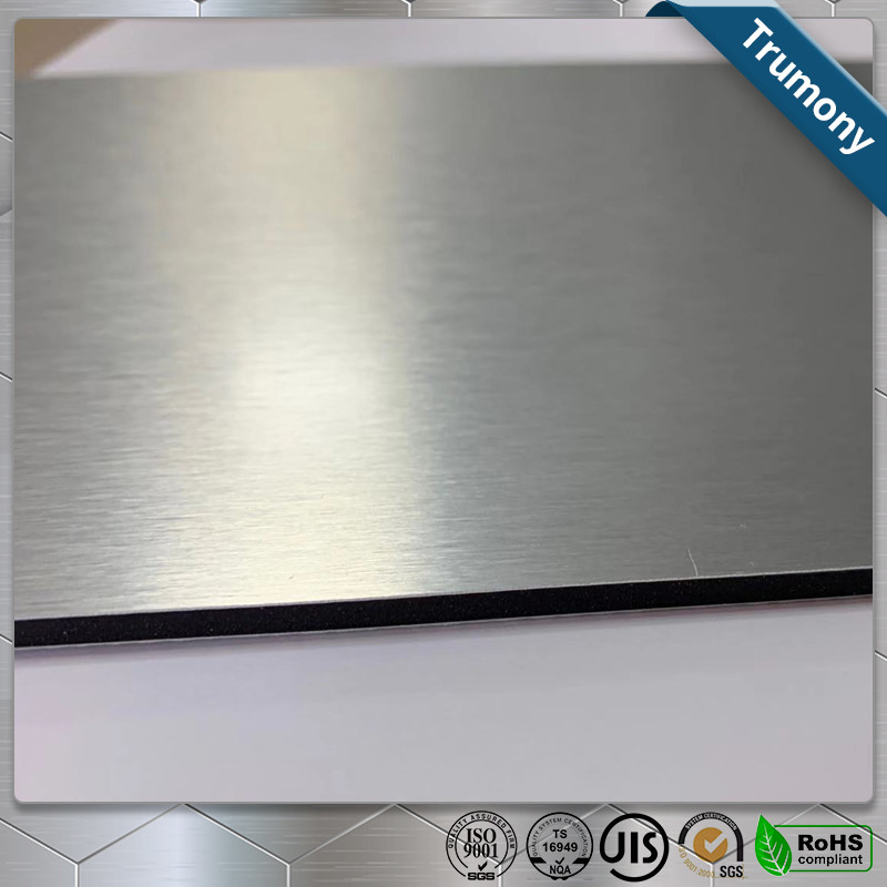 Custom Color Stainless Steel Composite Panel Brushed Fireproof A2 Core