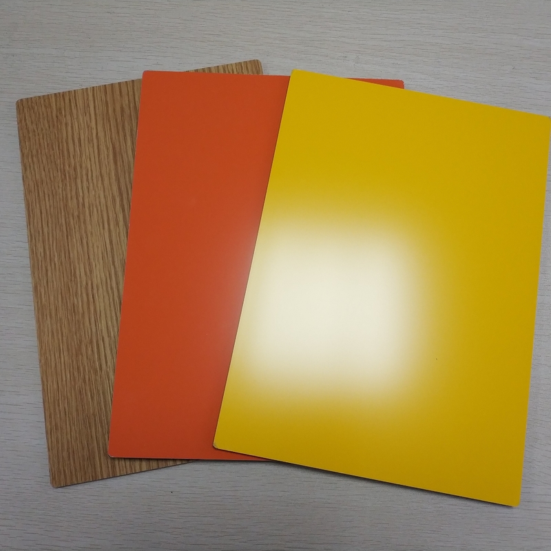 2mm 3mm 4mm 5mm Thick Solid Aluminum Composite Panel , Composite Metal Panel Gloss White