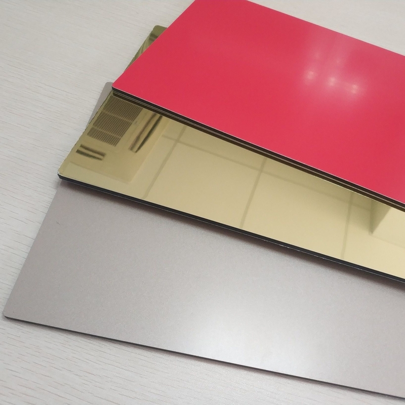 4mm Mirror Aluminum Curtain Wall Material Aluminum Composite Panel