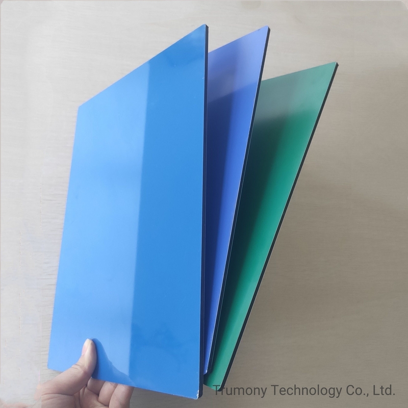 Brushed Coating Fire-Proof PVDF Aluminum Composite Panel